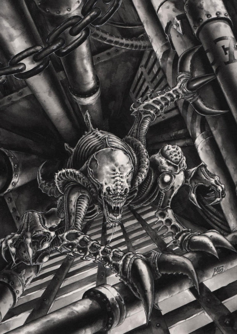 Genestealer by Mark Gibbons 