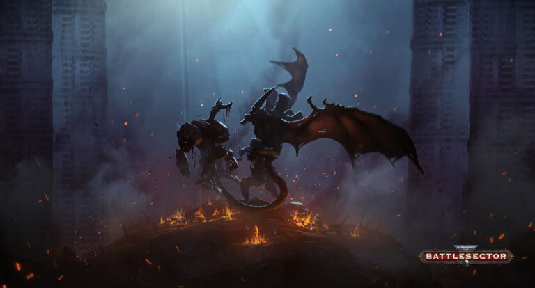 Hive Tyrant Attack by Brent Minehan 