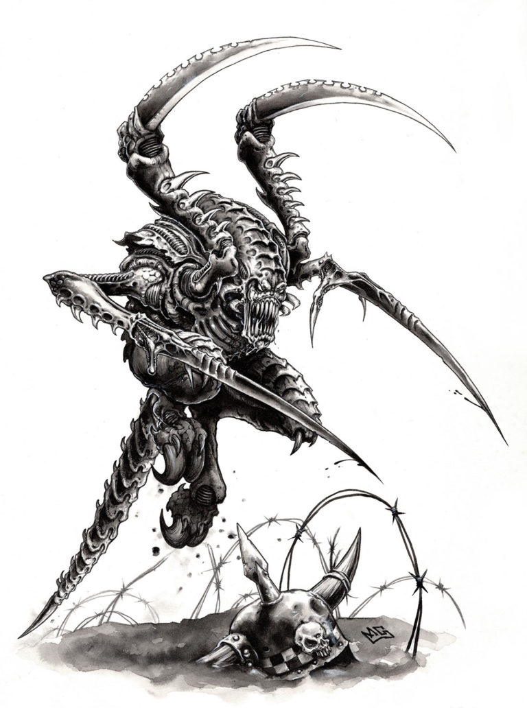 Hormagaunt by Mark Gibbons 