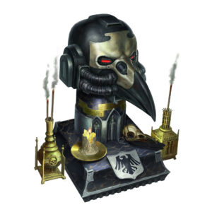 Raven Guard Chapter Helmet by Artur Nakhodkin