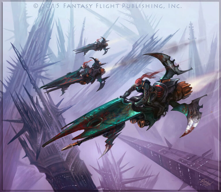 Drukhari Reavers by Mariusz Gandzel 