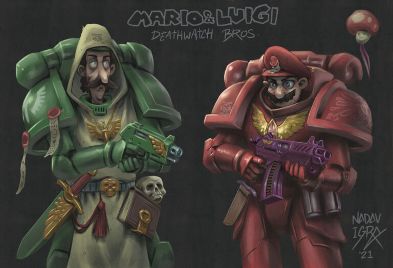 Mario and Luigi by Nadav Igra 