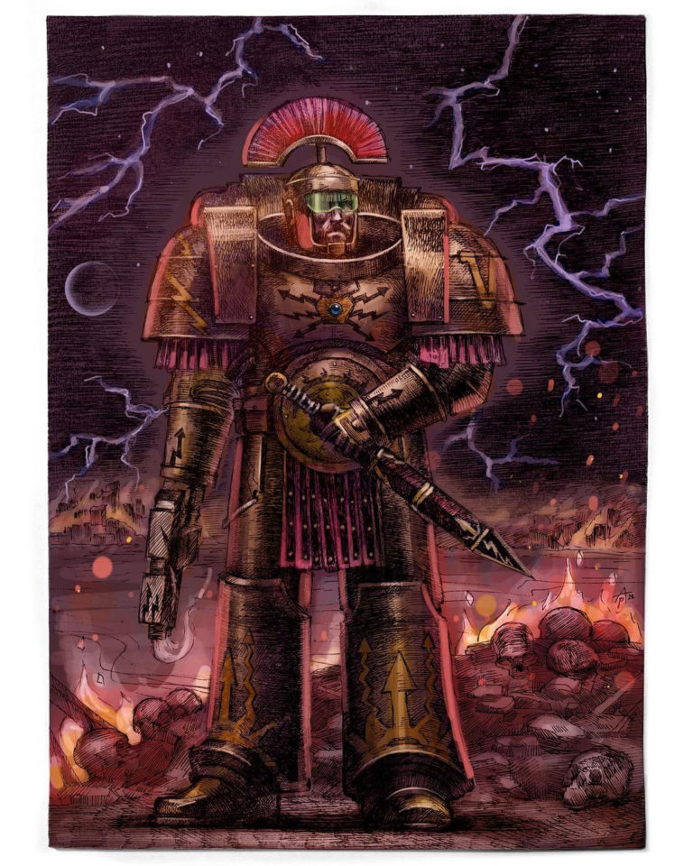Thunder Warrior by Oscar Obando 