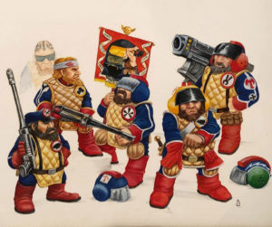 Brightly Coloured Soldiers by David Gallagher 