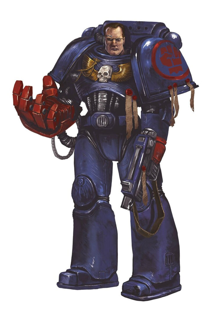 Crimson Fist Veteran by Dimitri Bielak