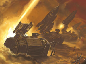 Warhammer 40K Deathstrike Missile Launcher Artwork