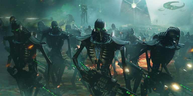 Necron Warriors by Uncle Wang Necron Warriors by Uncle Wang