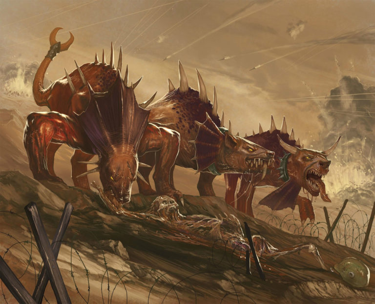 Ravenous Flesh Hounds by Dimitri Bielak