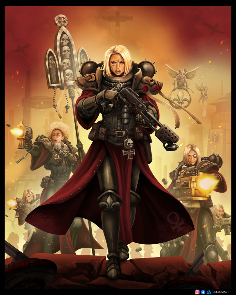 Sisters of Battle by Reclusiart Sisters of Battle by Reclusiart