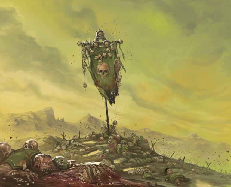 The Plague Father’s Banner by Dimitri Bielak