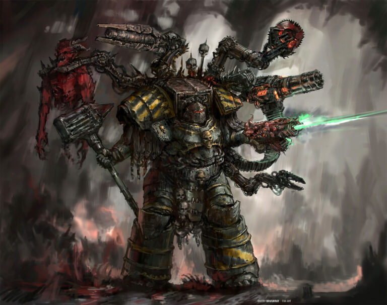 Warpsmith Ogdromok by Dmitry Brushray 