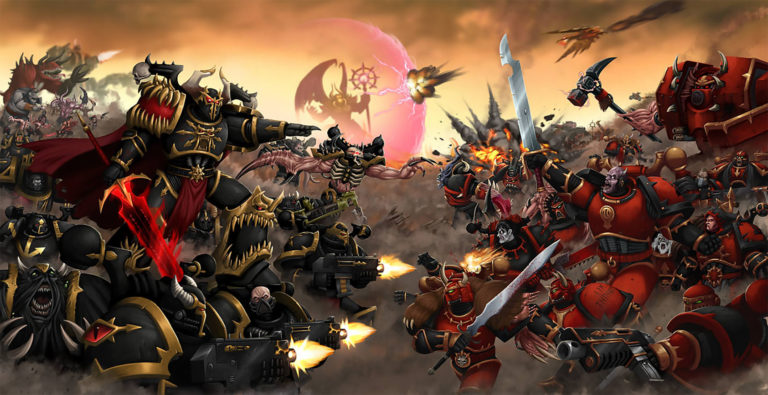 Black Legion Vs Red Corsairs by Eliphusz Black Legion Vs Red Corsairs by Eliphusz