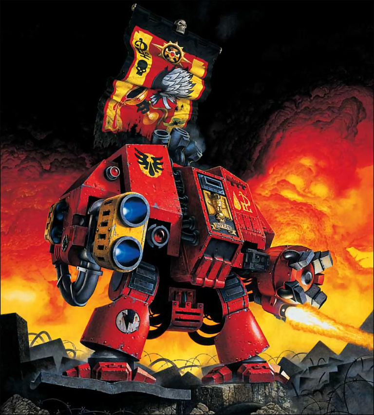 Blood Angels Dreadnought by Richard Wright 