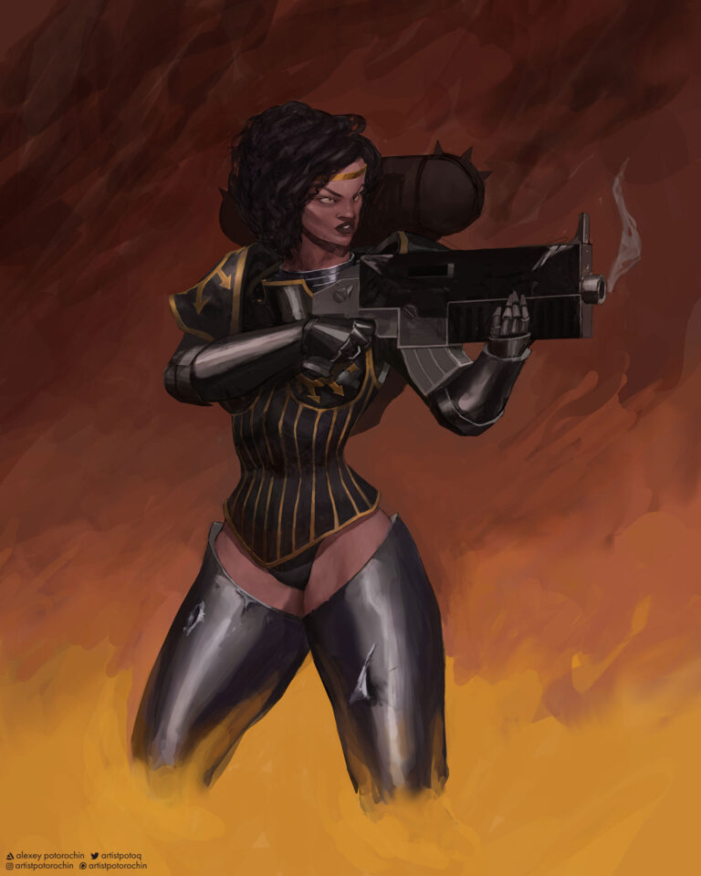 Chaos Battle Sister by Alexey Potorochin Chaos Battle Sister by Alexey Potorochin