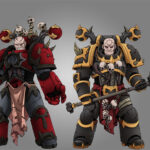 Chaos Space Marines by Jukka Rasmass (RandytheArtist)