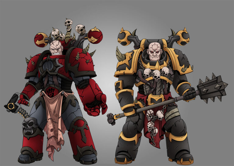 Chaos Space Marines by Jukka Rasmass Chaos Space Marines by Jukka Rasmass
