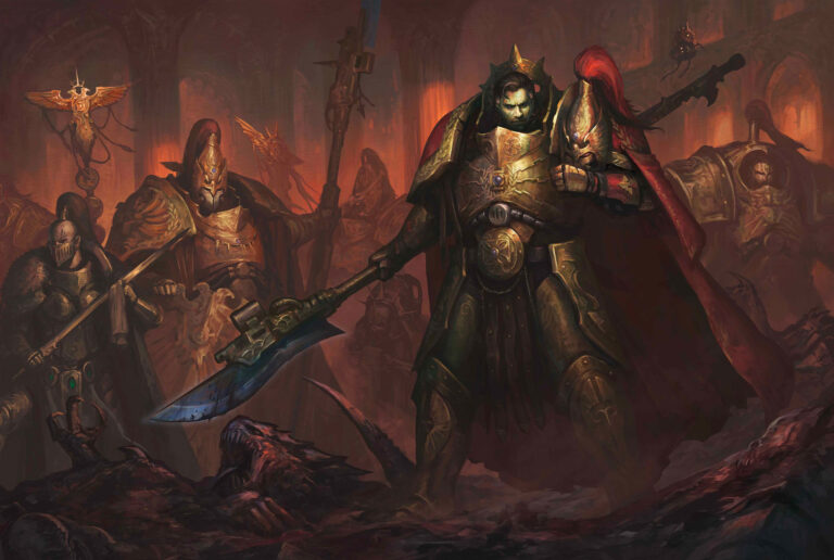 Custodes Shield Captain Caville by L J Koh 