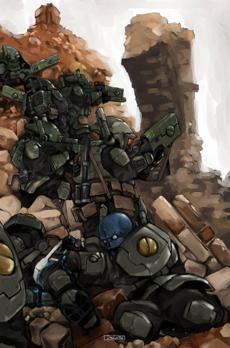 Down in the Ruins by Nicolas de la Rosa 