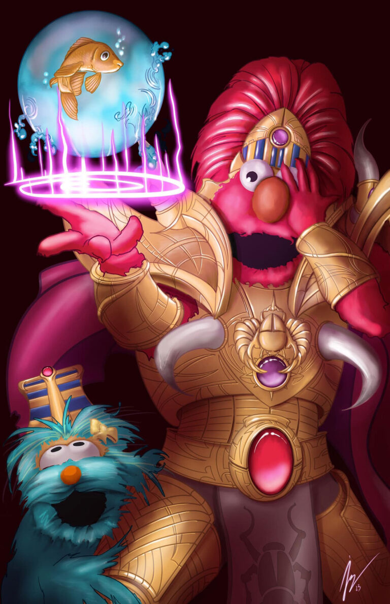 Elmo the Red by Johnny Zercher