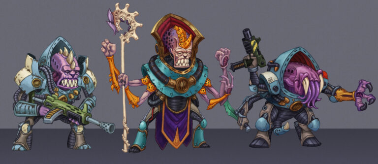 Half-Alien Cult Brood by Alexandr Erohov 