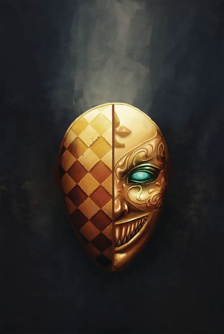 Harlequin Mask by Connor Magill Harlequin Mask by Connor Magill