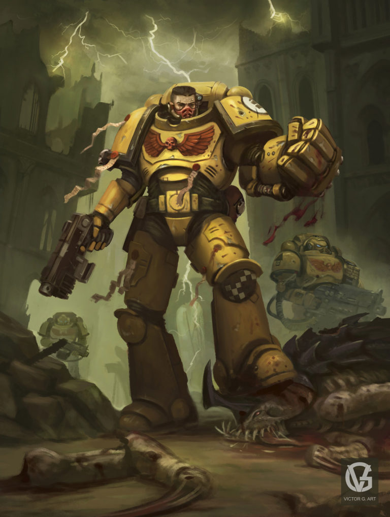 Imperial Fists by Victor G. Art 