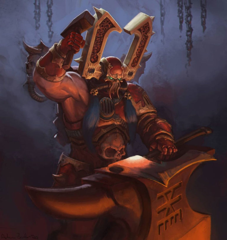 Kharn the Betrayer by Adam Barker 