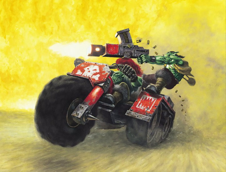 Ork War Bike by Richard Wright 