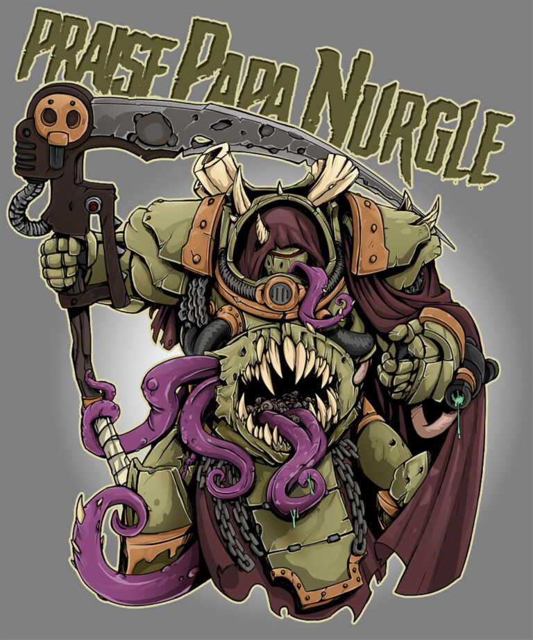 Praise Papa Nurgle by Jukka Rasmass 