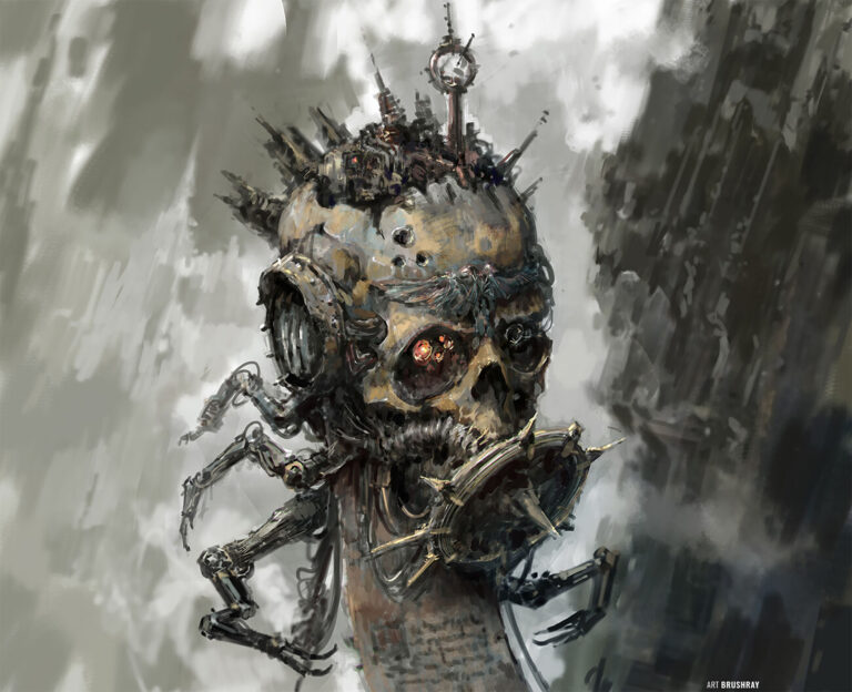 Servo Skull by Dmitry Brushray 