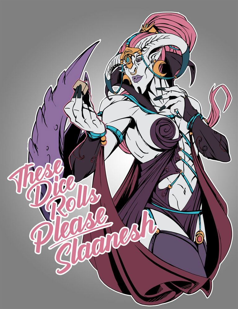 Slaanesh by Jukka Rasmass 