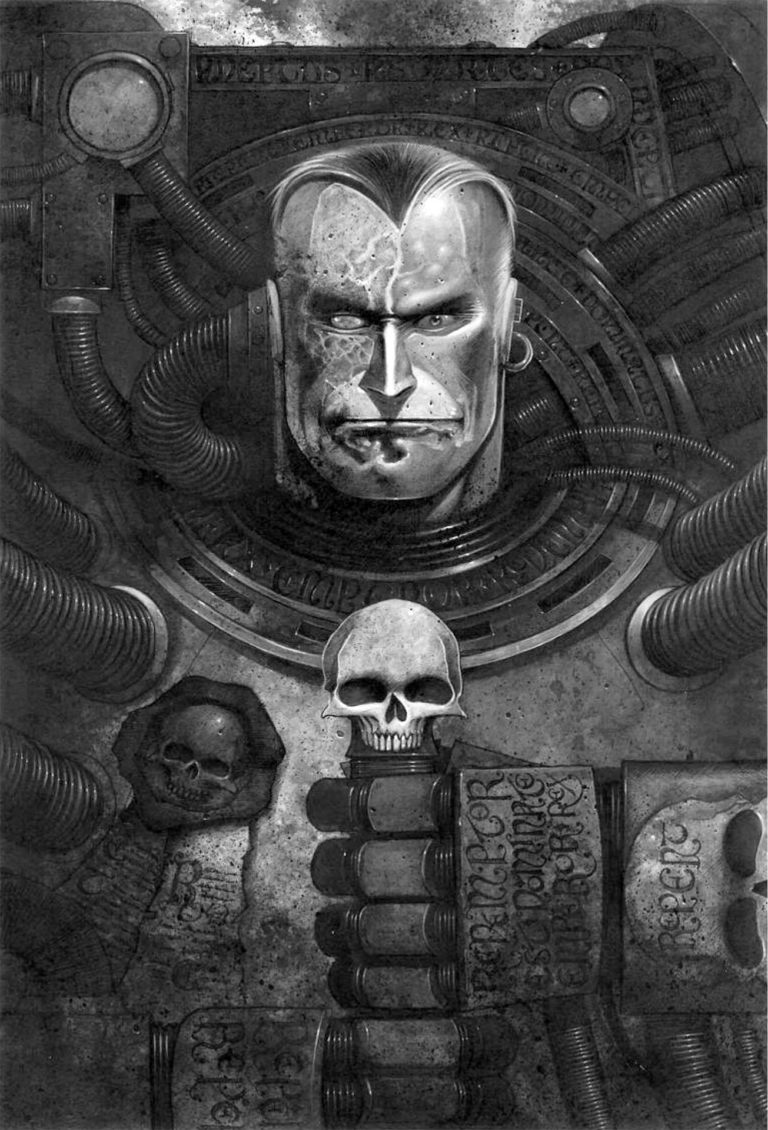 Space Marine Captain by Wayne England