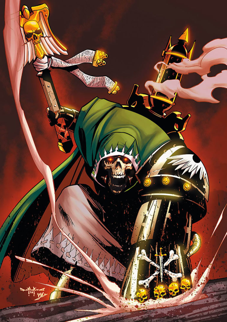 Dark Angels Chaplain by Pasquale Qualano 
