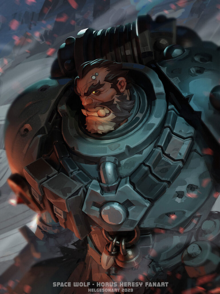 Space Wolf by Johannes Helgeson 