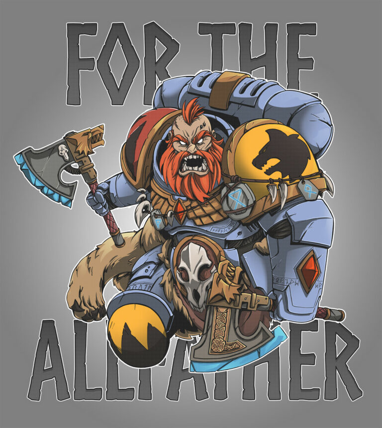Space Wolves by Jukka Rasmass 