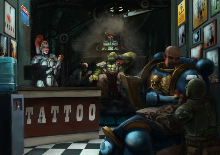 Tattoo Parlor by Damir Šnajder 