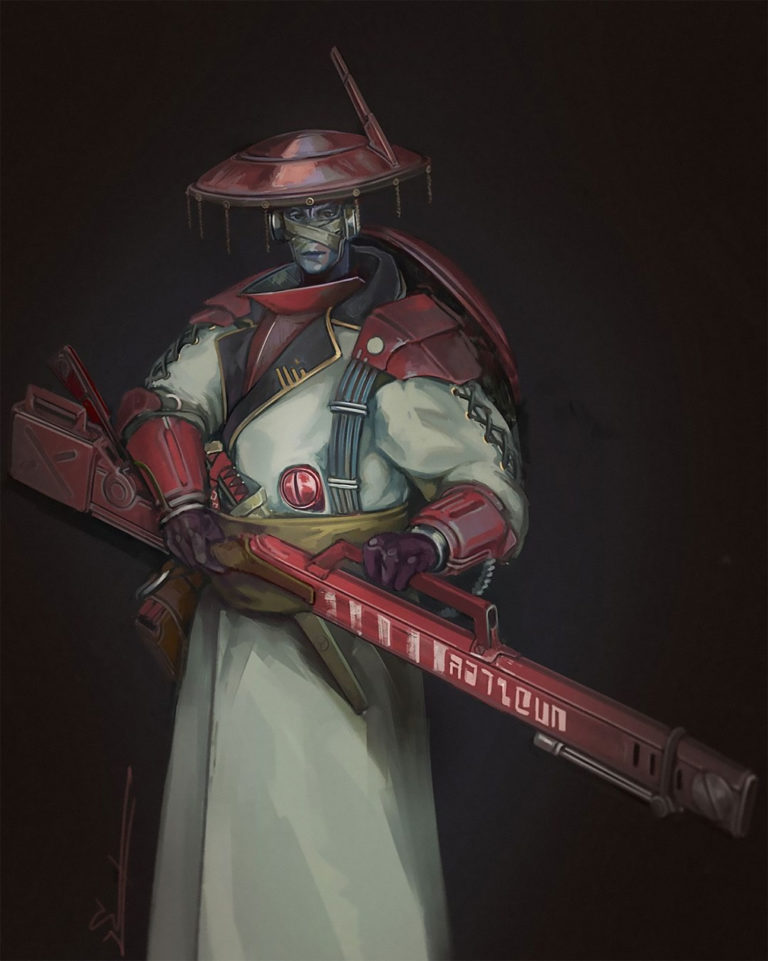 T’au Mercenary by Nictanova 