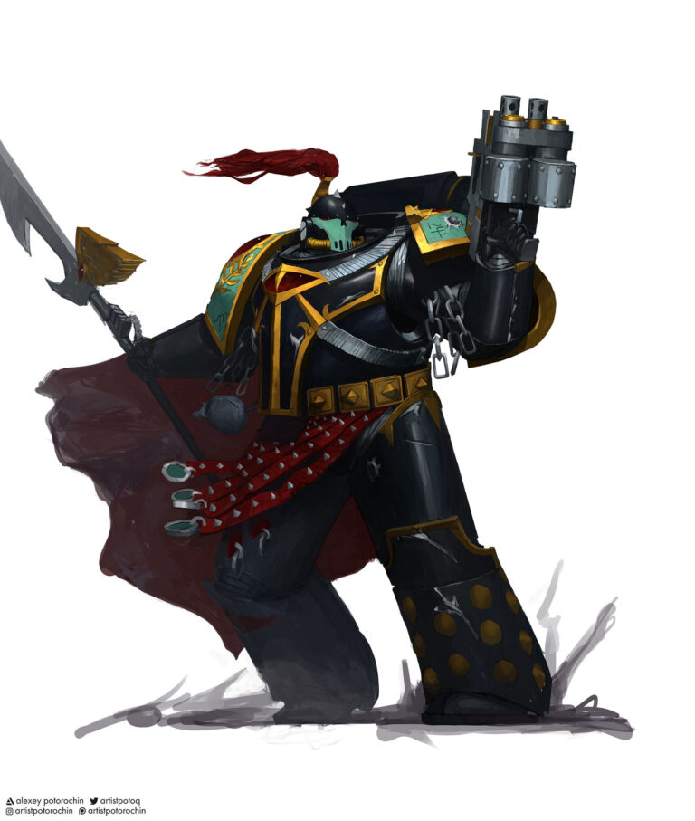 Black Legion Chaos Lord by Alexey Potorochin Black Legion Chaos Lord by Alexey Potorochin