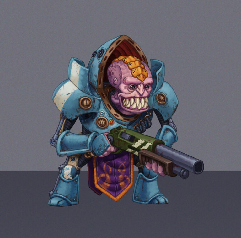 Cult Brood Warrior by Alexandr Erohov 