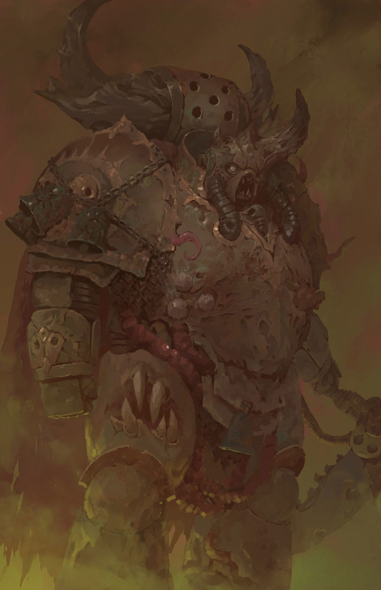 Death Guard Marine by Chris Campbell 