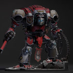 Imperial Knight: House Taranis by Guillaume Bolis