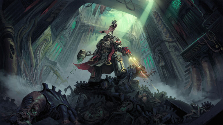 Inquisitor vs Genestealers by Márton Kapoli 
