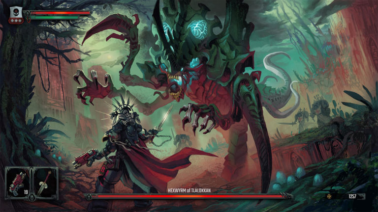 Marshal Hubrecht faces the Hexwyrm by Márton Kapoli 