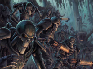 Warhammer 40K Necron Warriors Artwork