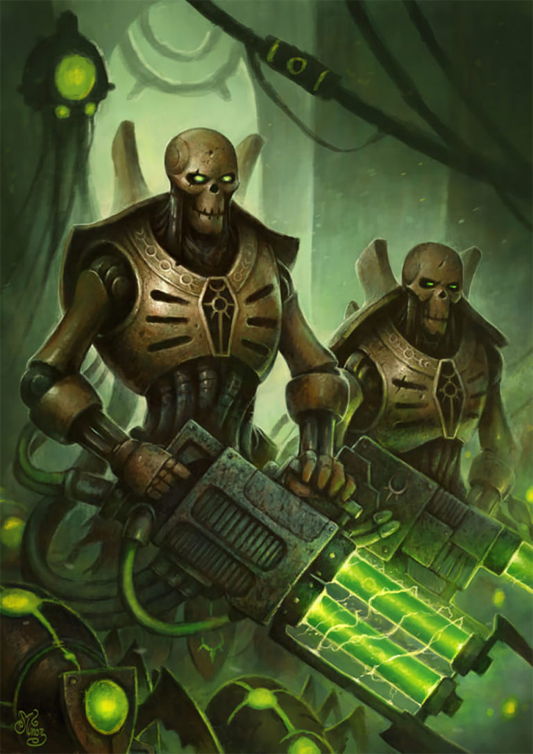 Necrons by Ricardo Muñoz 