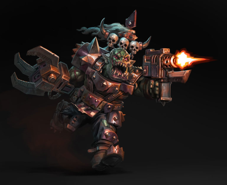 Ork Boyz by William Liu 