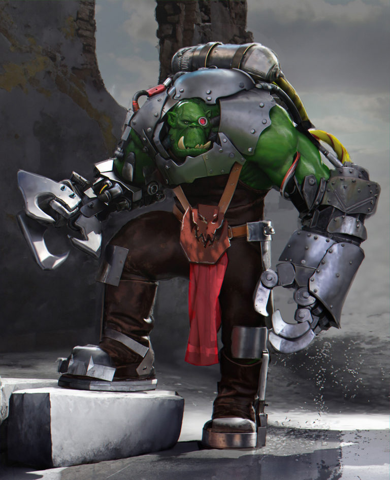 Ork Nob by Reo Prendergast 
