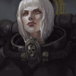 Sister of Battle Canoness by Alexander Korepov (Sundowning)