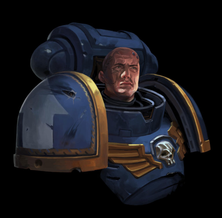 Ultramarine Portrait by David Hueso 