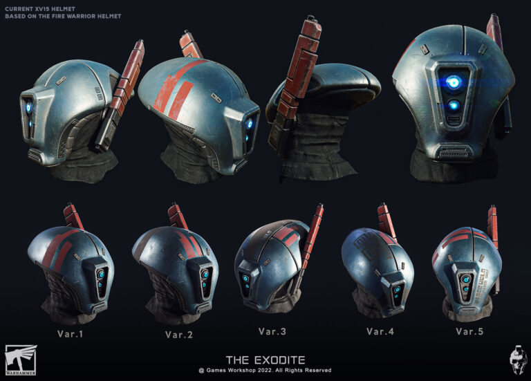 XV15 Battlesuits by Alexandre Cadinot 